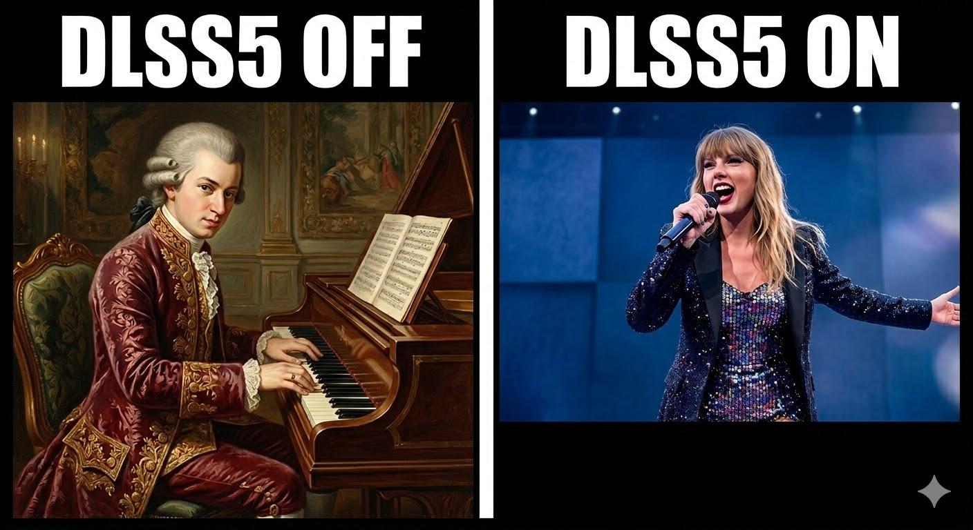 DLSS5 - Mozart .vs. Swift